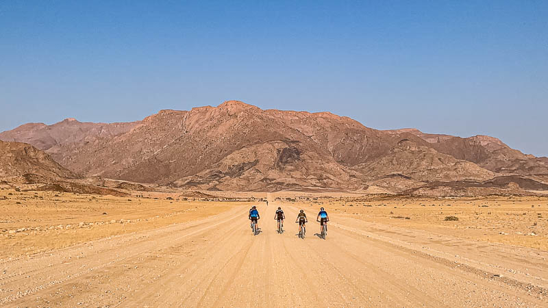 Desert Biking in the Distance 