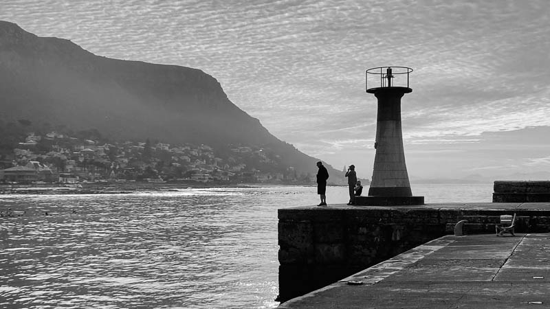 Black and White Lighthouse
