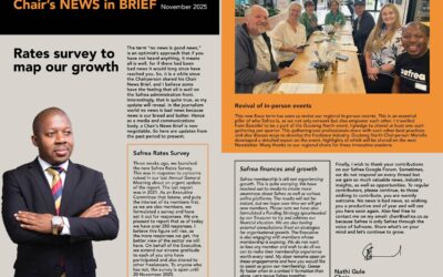 Safrea Chair News in Brief November 2025
